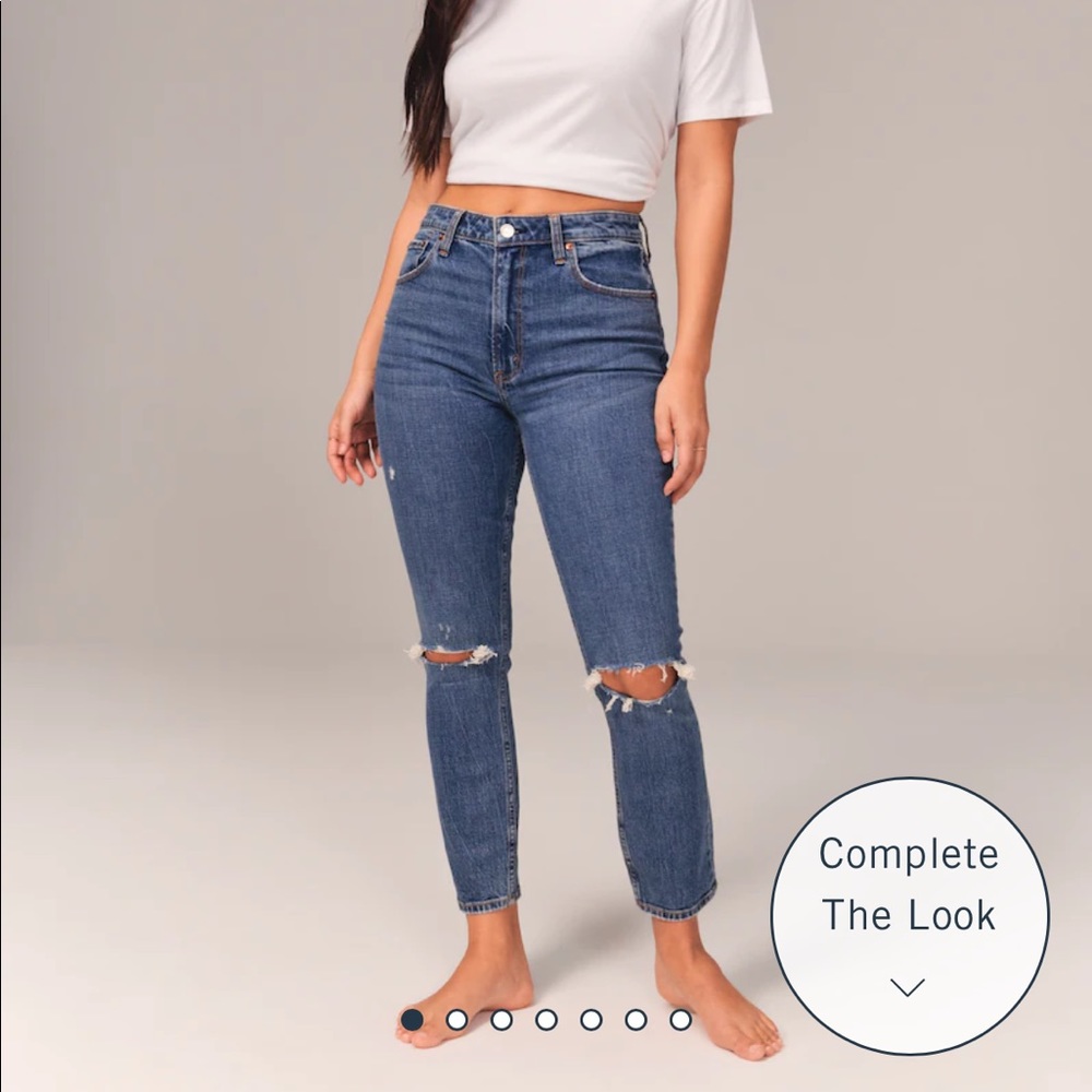 Abercrombie High Rise Skinny Jeans